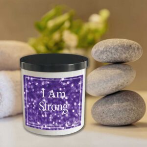 I Am Strong Affirmation Soy Candle